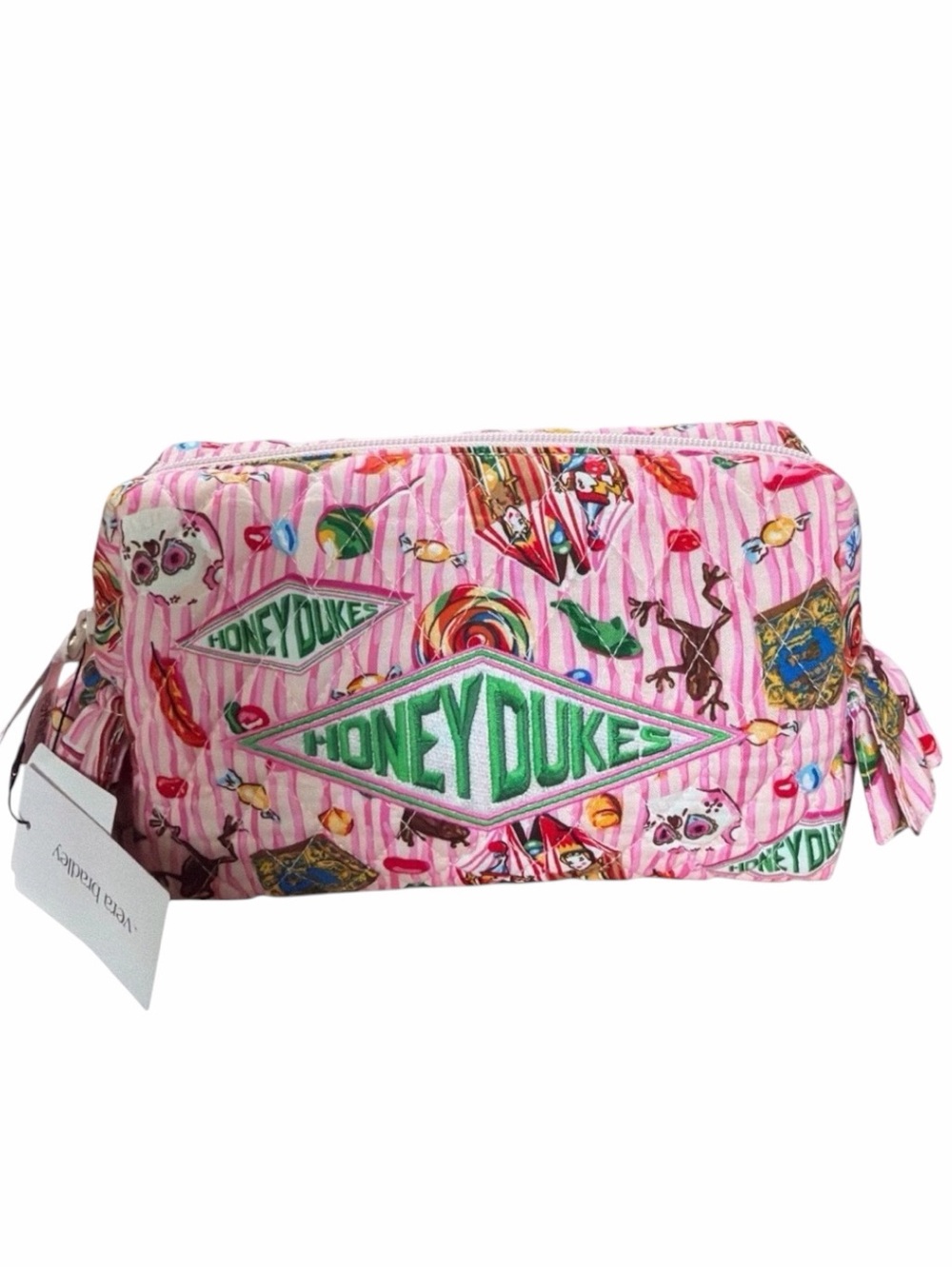 Vera Bradley Harry Potter Honeydukes  Cosmetic Makeup Bag Hogwarts Pink